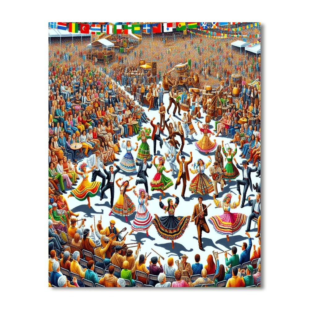 World Culture Festival - New Delhi Numbered Painting Kits