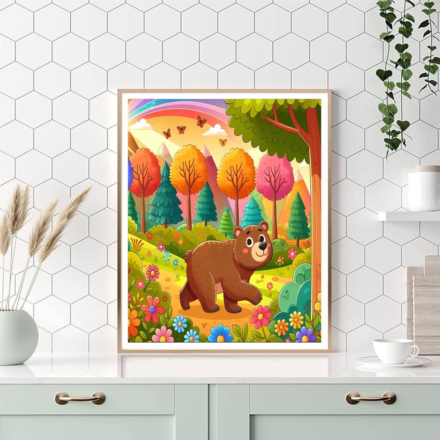 Gigantic Grizzly Painting By Numbers Kit