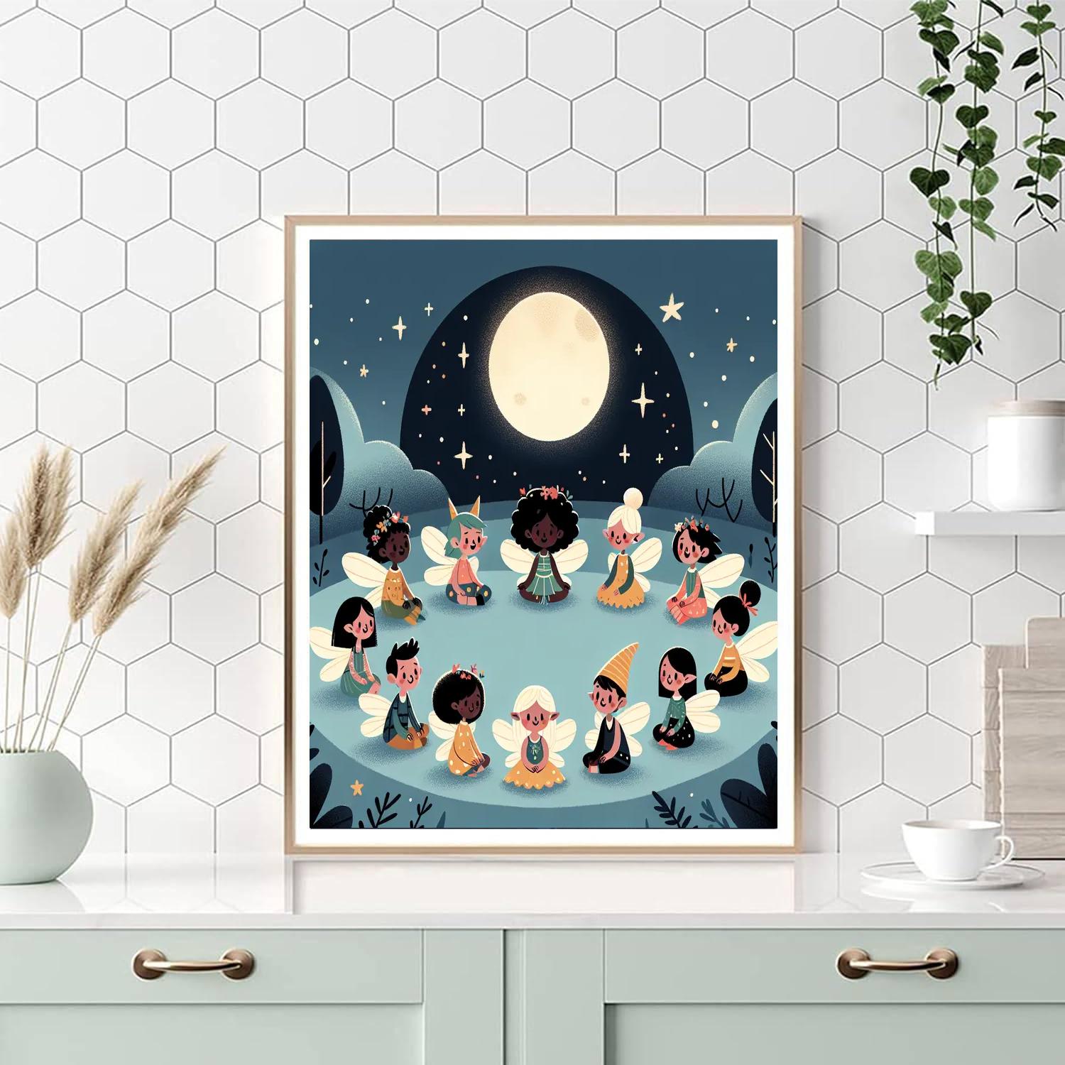 Friendly Fairy Circle Painting By Numbers Kit