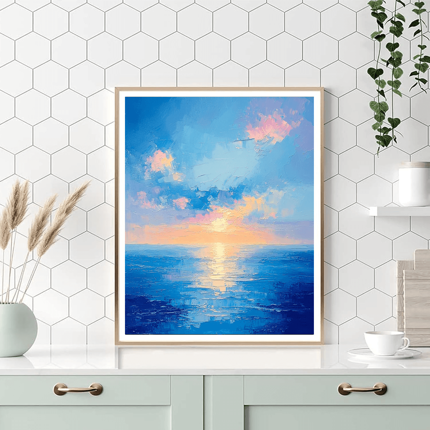 J.M.W. Turner Inspired Serene Horizons  Paint By Numbers Kits