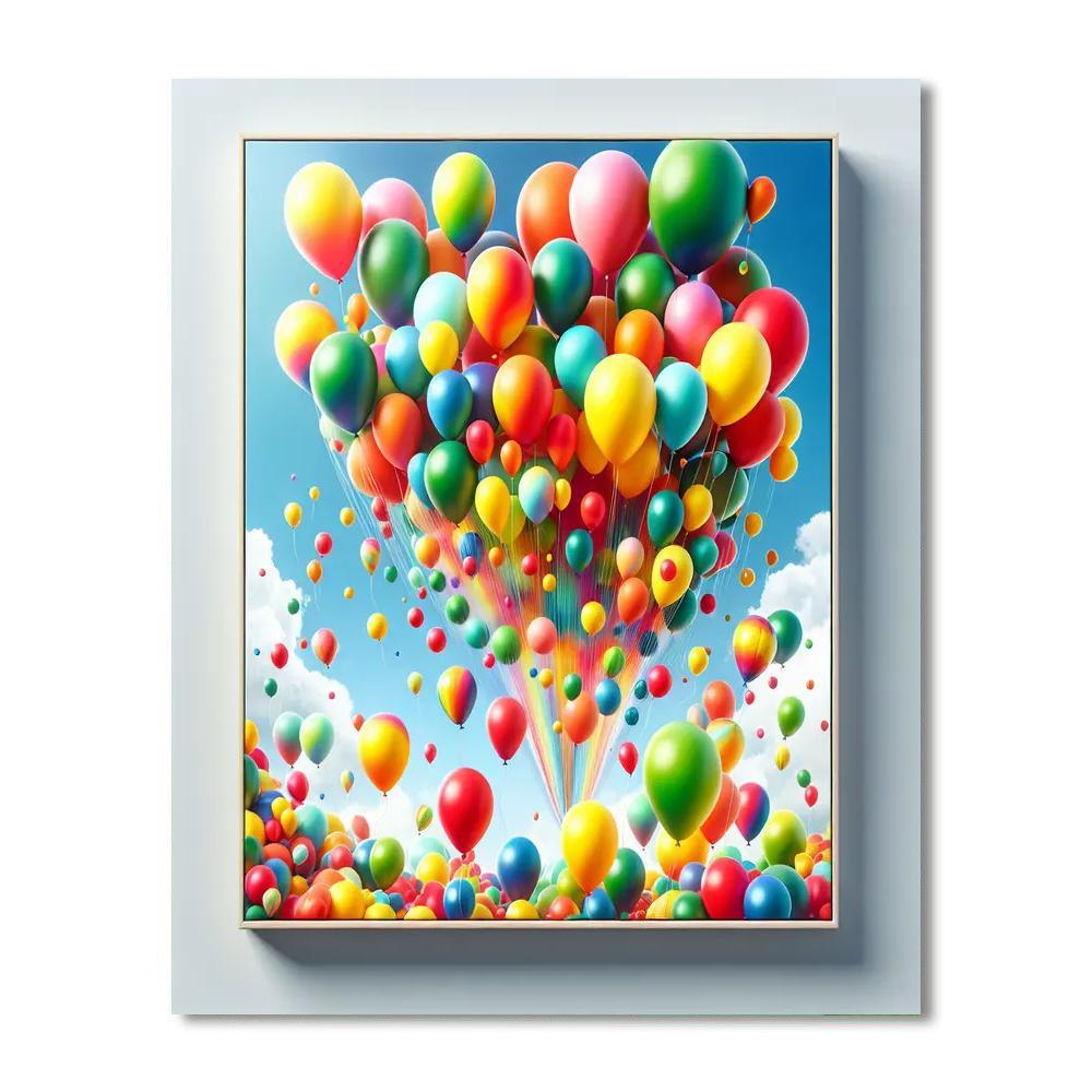 Magical Balloon Festival Paint By Color