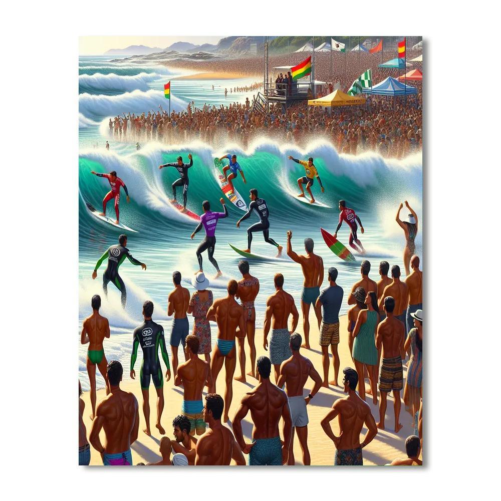 World Cup Of Surfing - Australia Paint By Number