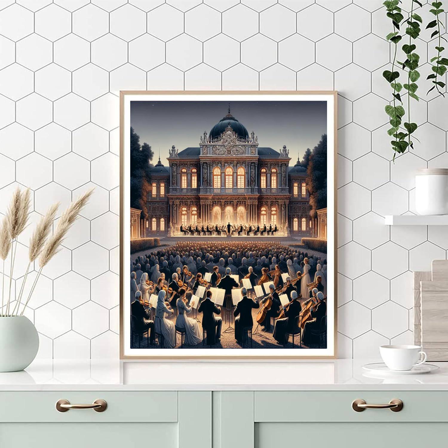 Vienna Philharmonic Summer Night Concert - Austria Paint By Color