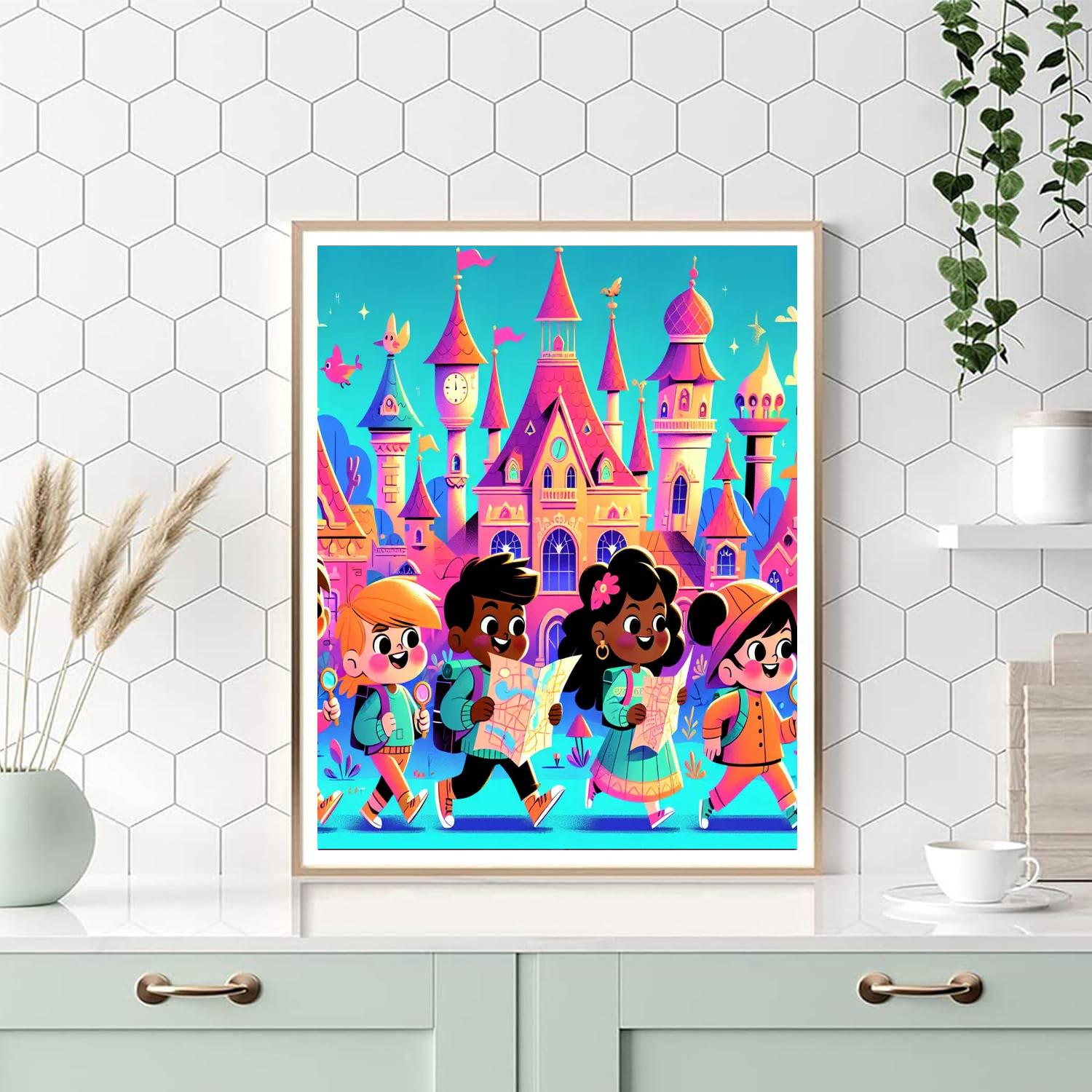 Fairy Tale Mystery Mansion Paint By Number