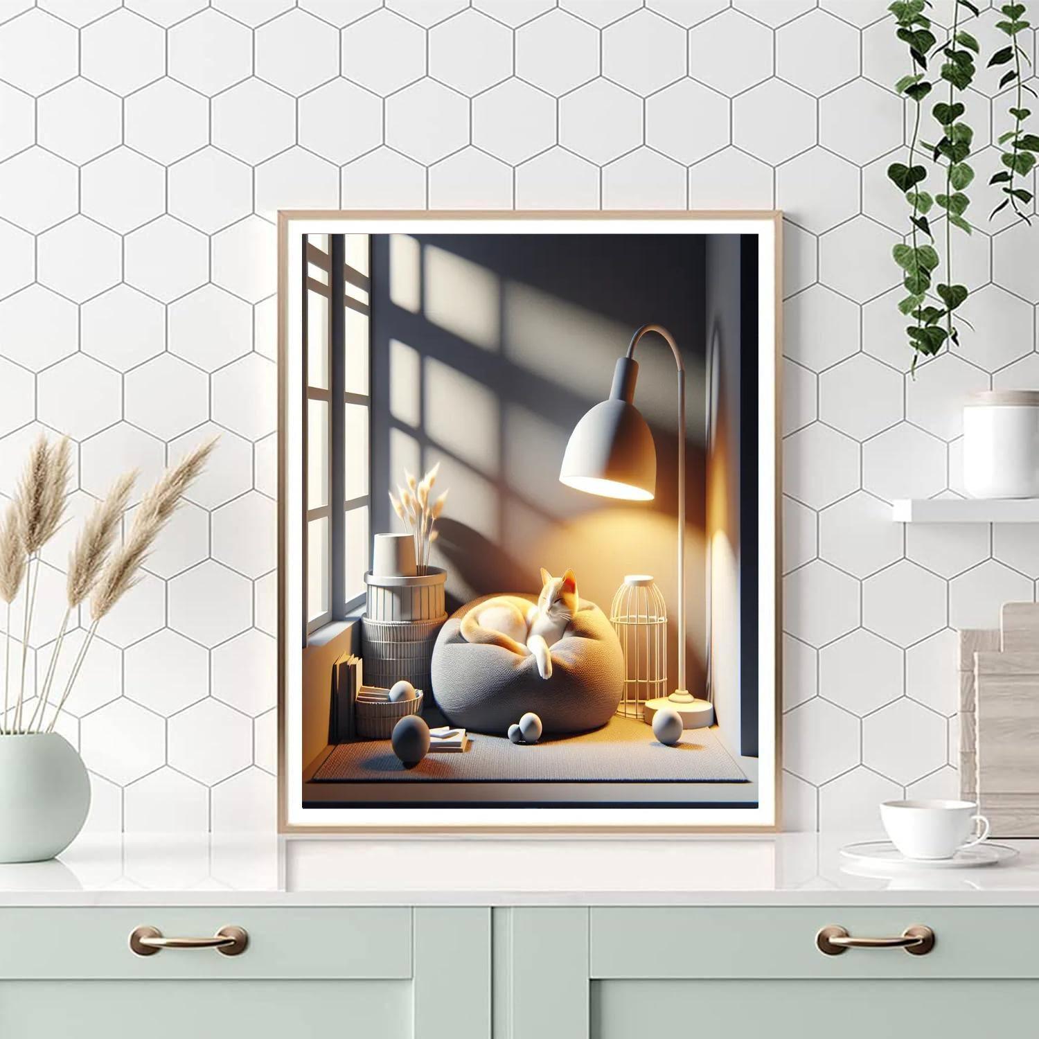 Whiskers' Cozy Corner Paint By Numbers Kits