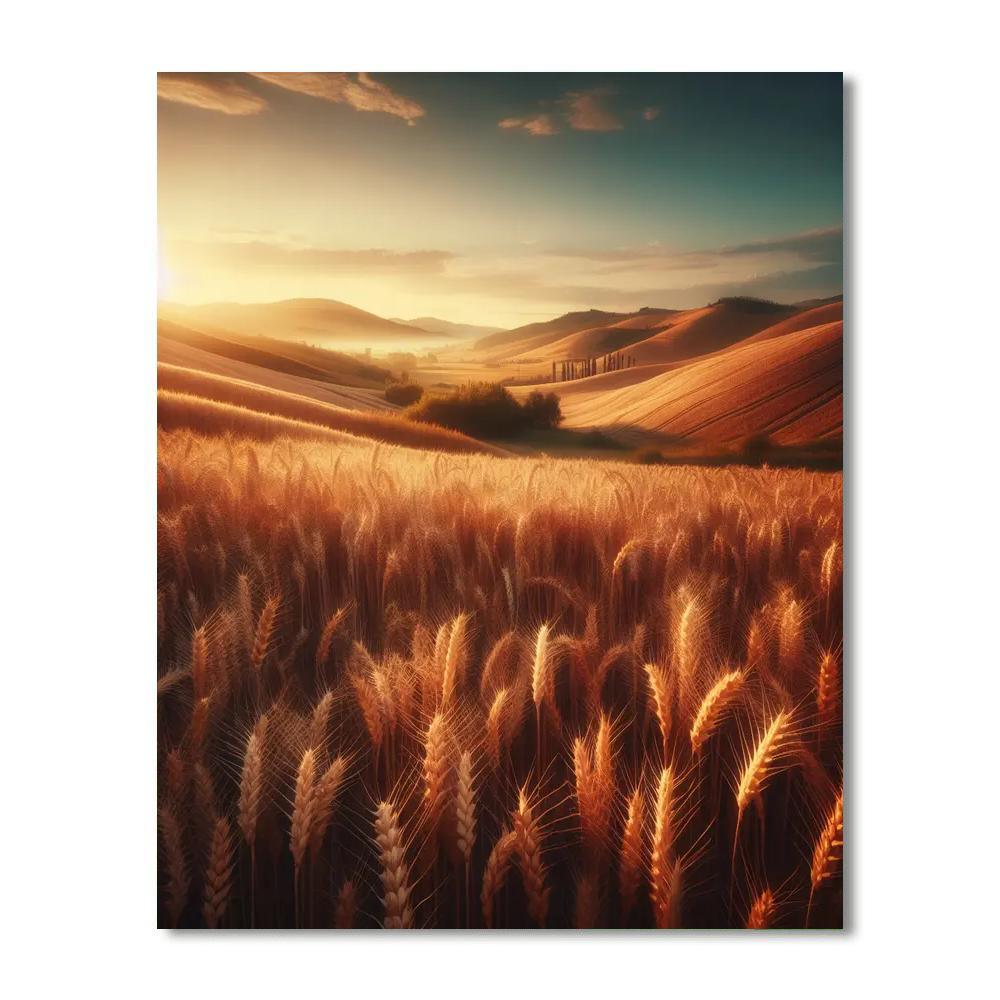 Golden Harvest Splendor Numbered Painting Kits