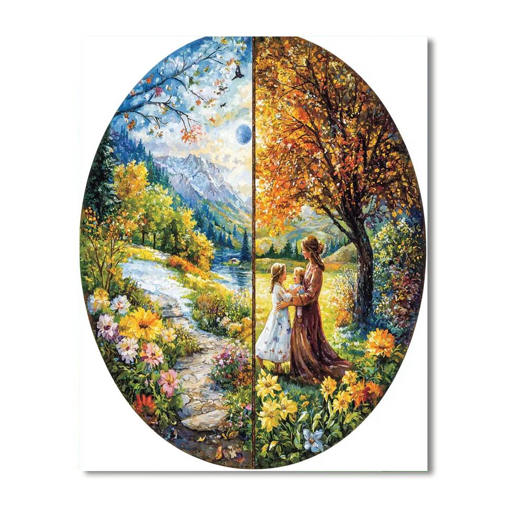 The Bond Of Seasons Paint By Number