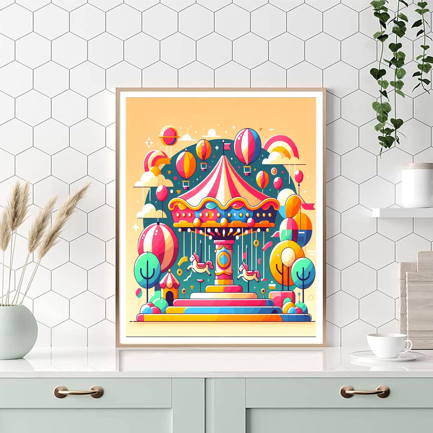 Carnival Chaos Paint By Numbers Kits