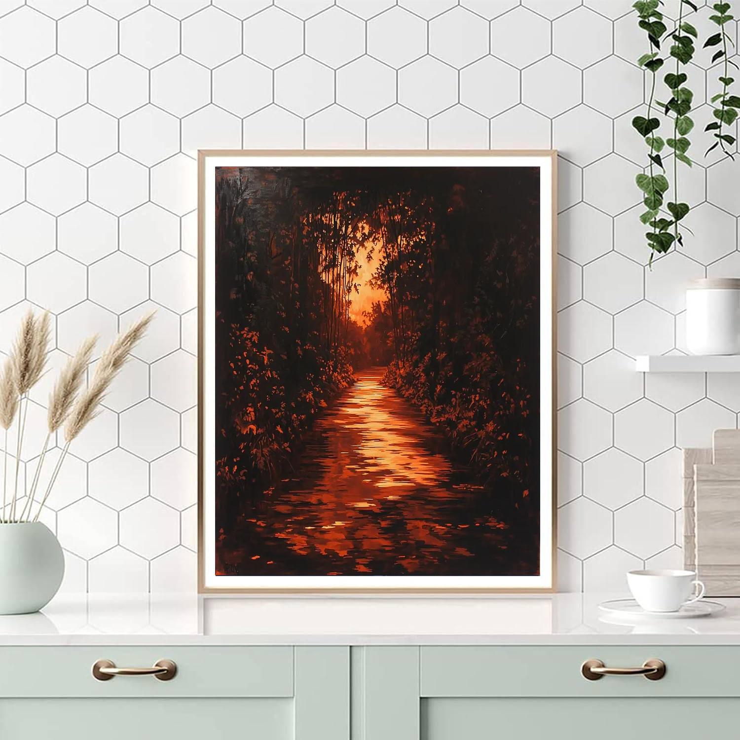 Caravaggio Inspired Tension In Nature  Number Painting