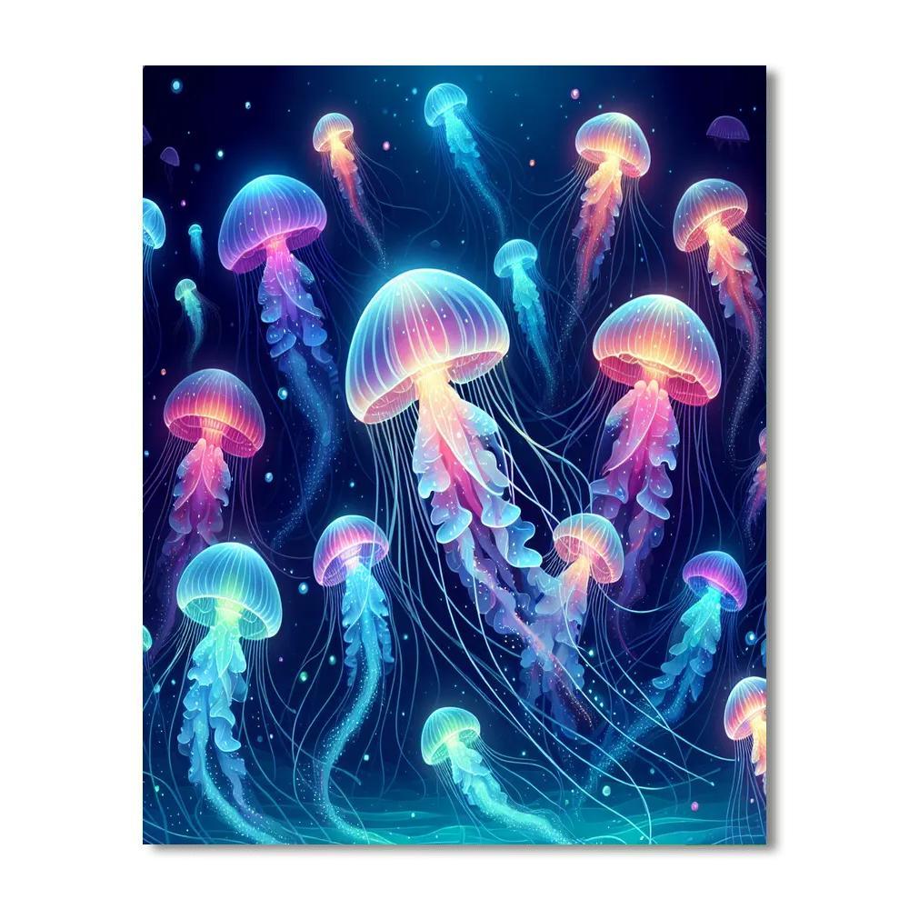 Joyful Jellyfish Journey Paint By Color