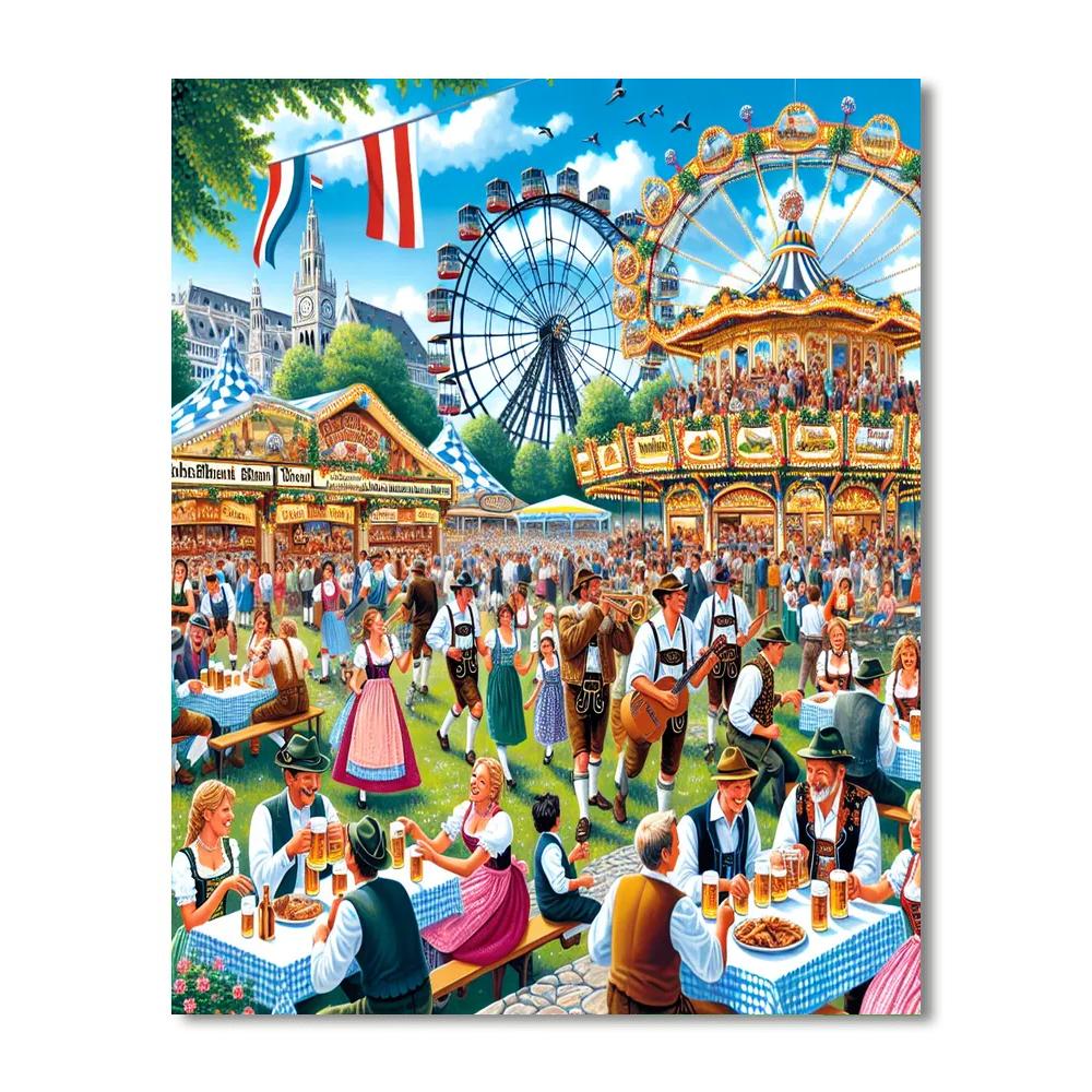 Wiener Wiesn Fest - Austria Paint By Numbers