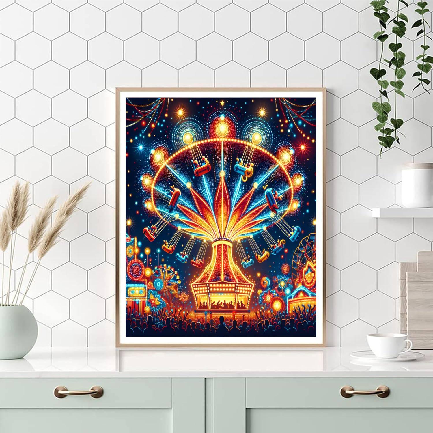 Carnival Night Extravaganza Painting Number Kit