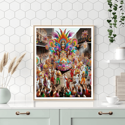 Mardi Gras In New Orleans Paint By Color