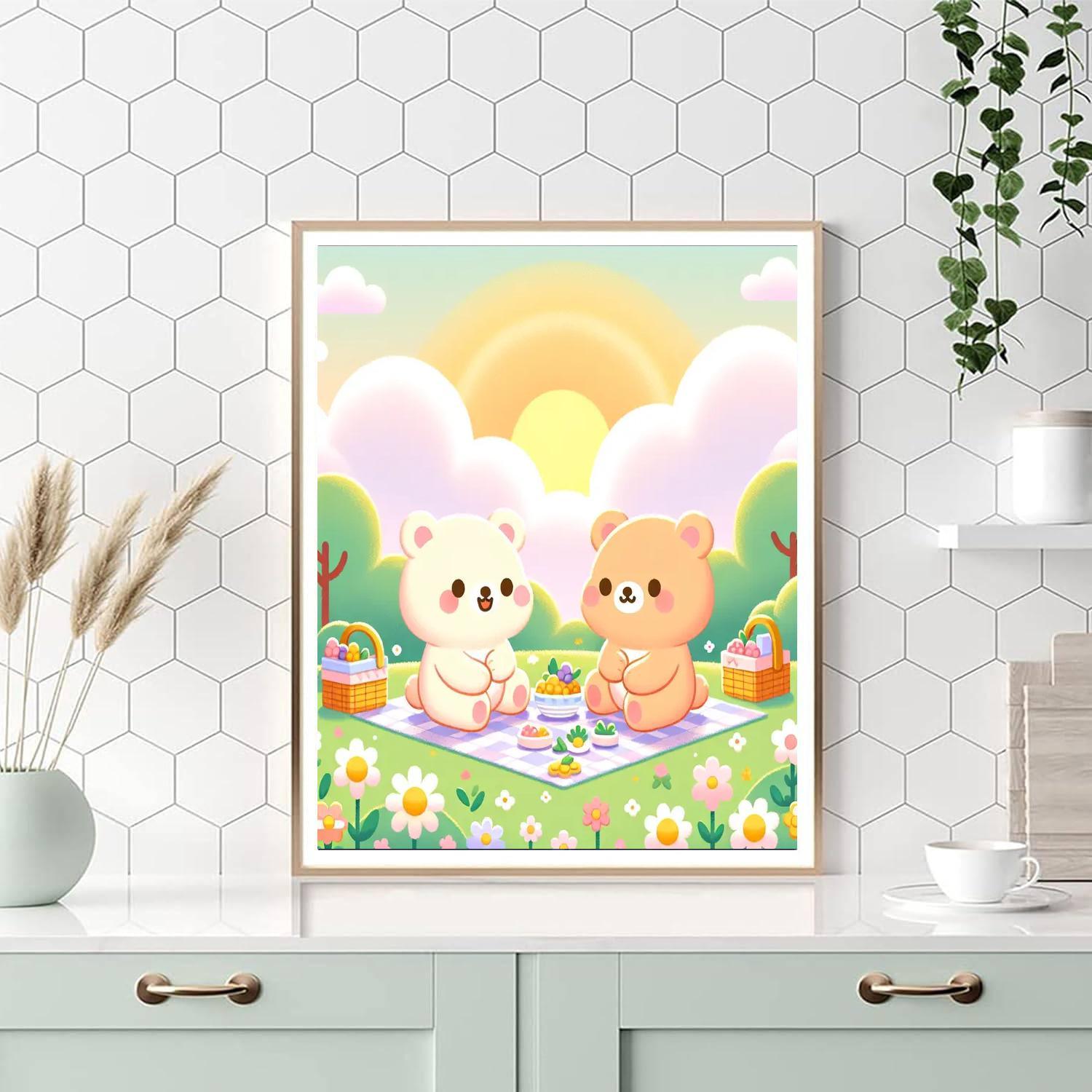 Cuddly Bears Painting By Numbers Kit