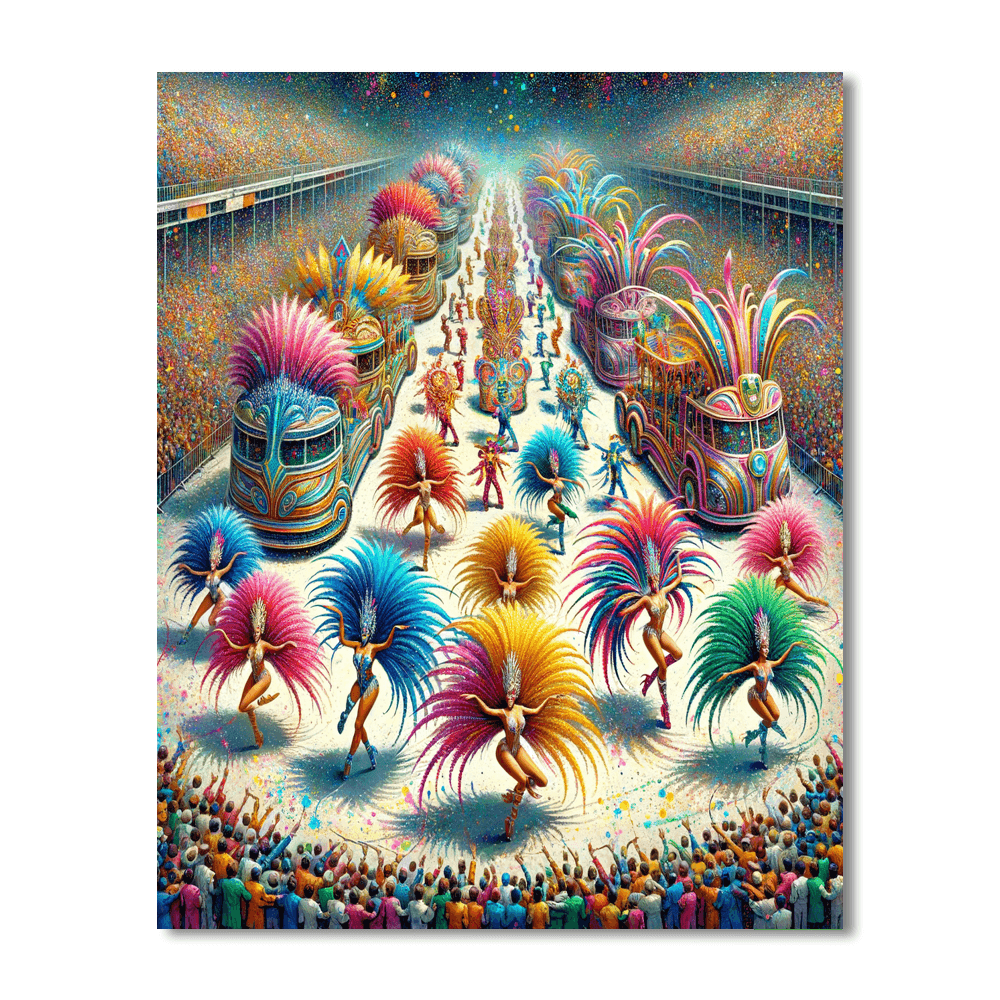 Rio Carnival - Rio De Janeiro Paint By Color