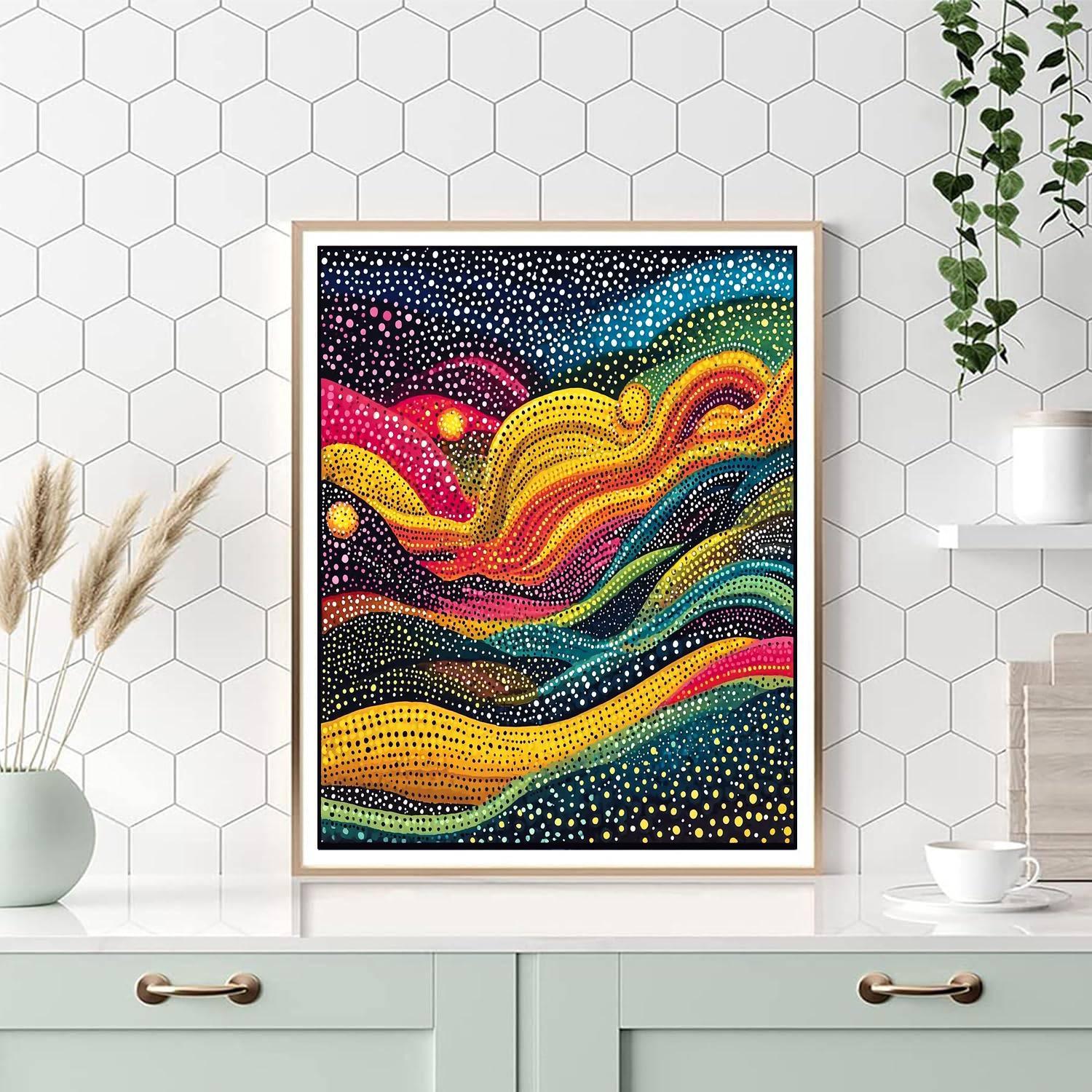 Yayoi Kusama Inspired Symphony Of Spirals  Paint By Number