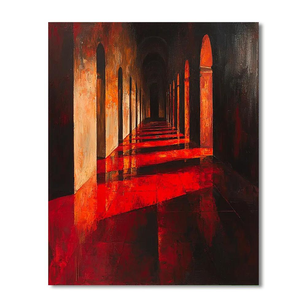 Caravaggio Inspired Shadow And Light  Number Painting