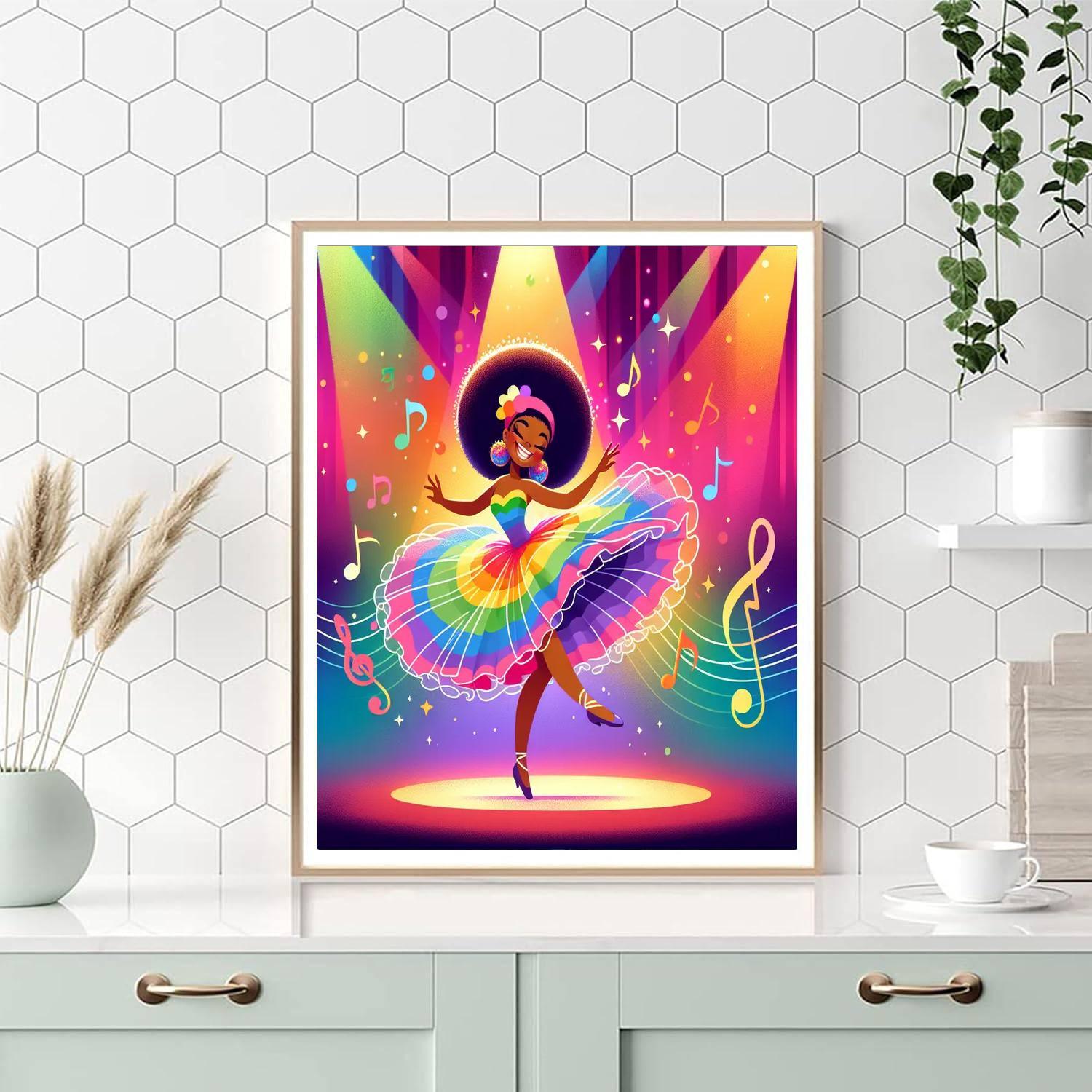Dancing Dancer Paint By Color