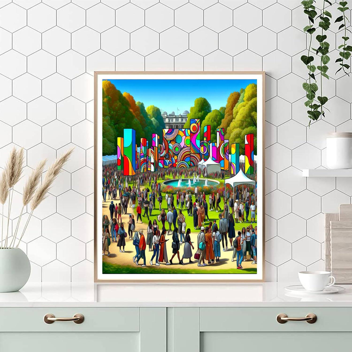 Frieze Art Fair - London, England Numbered Painting Kits