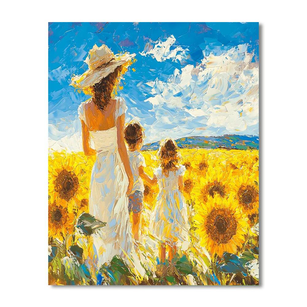 Fields Of Golden Joy Paint By Number
