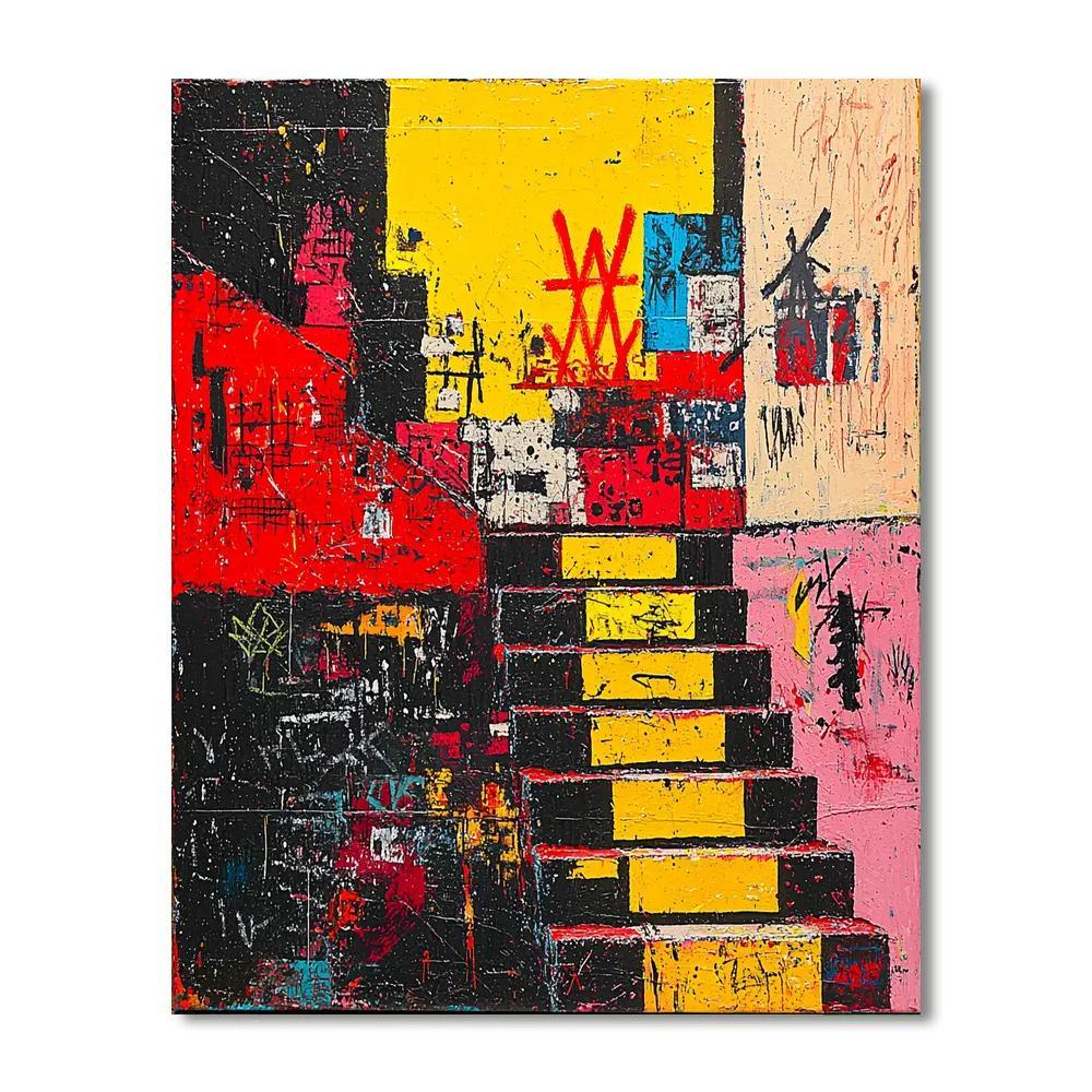 Jean-Michel Basquiat Inspired Rhythms Of Resistance  Numbered Painting Kits