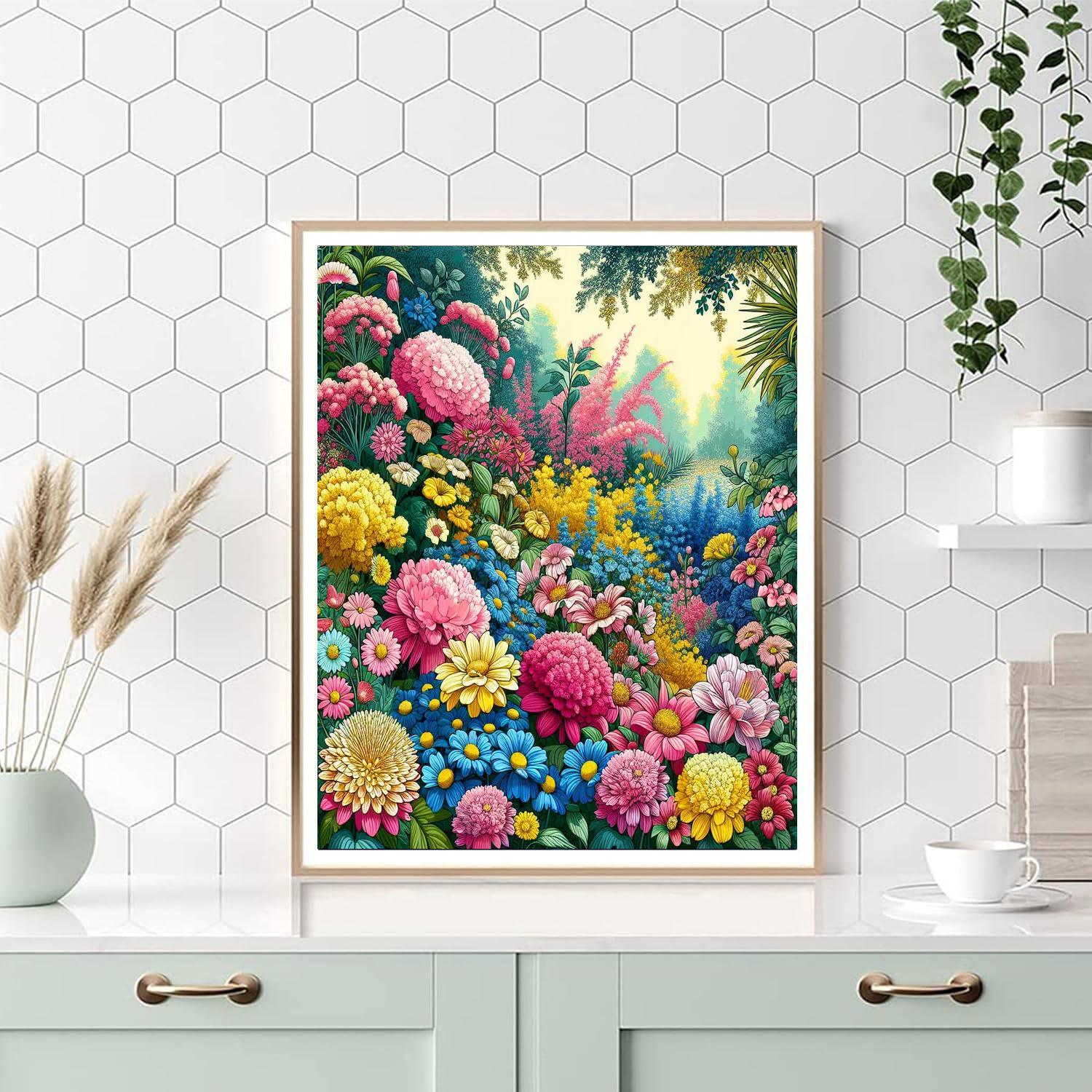 Blissful Gardens Painting By Numbers Kit