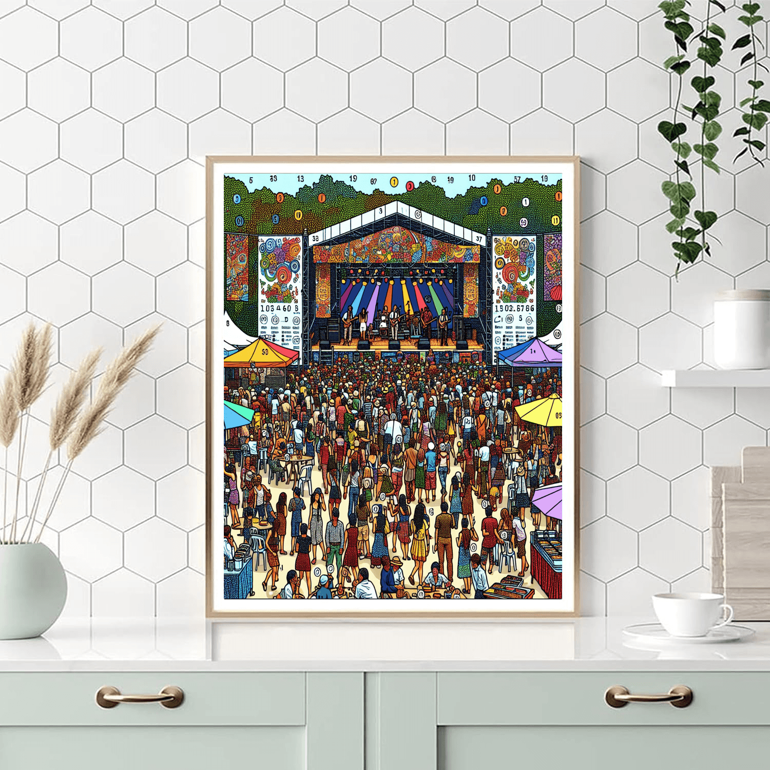 Bumbershoot Festival Painting Number Kit