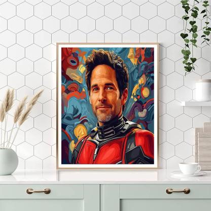 Paul Rudd: The Endearing Ant-man Among Us Numbered Painting Kits