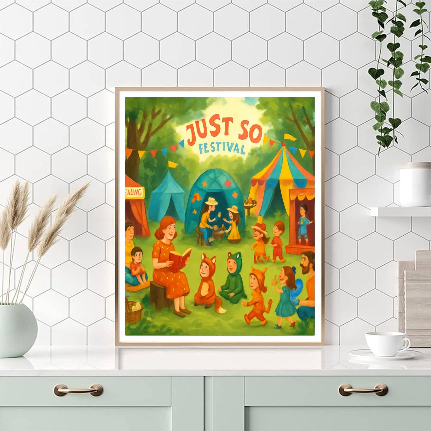 Just So Festival - Cheshire, England Painting Number Kit