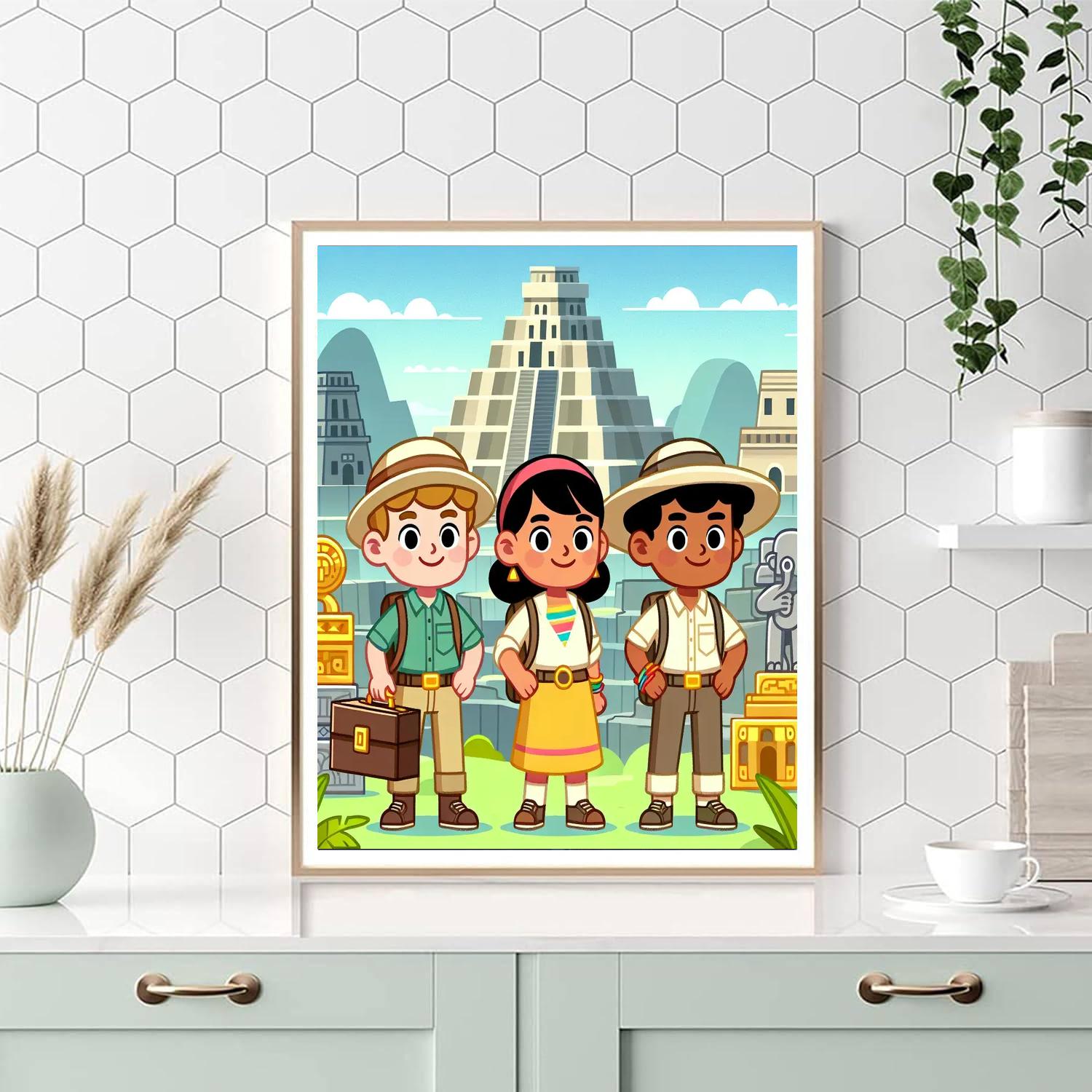 Mystery Of The Lost City Paint By Numbers Art