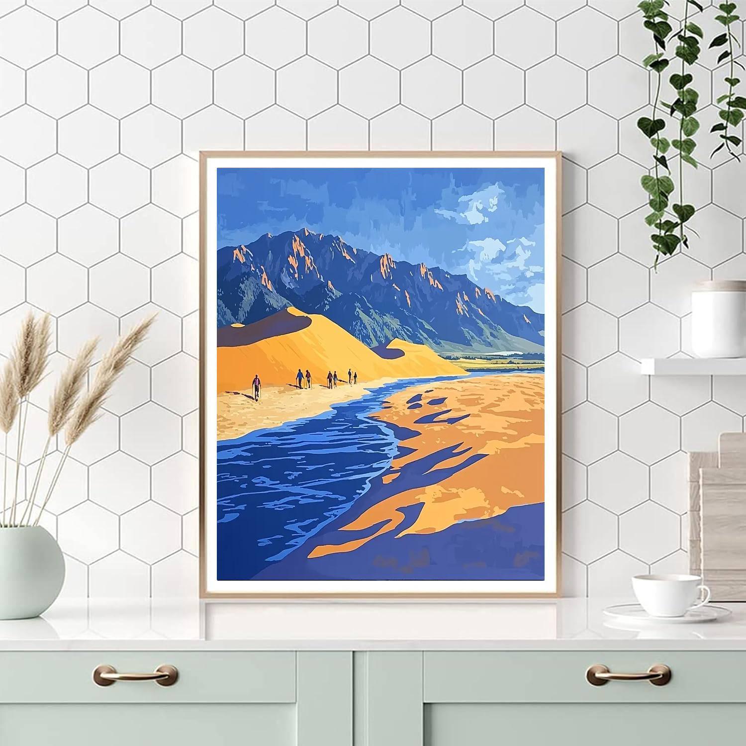 Great Sand Dunes National Park - Colorado Paint By Number
