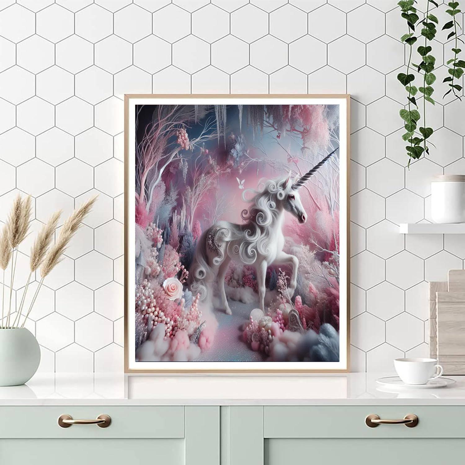 Unicorn's Mystical Realm Numbered Painting Kits