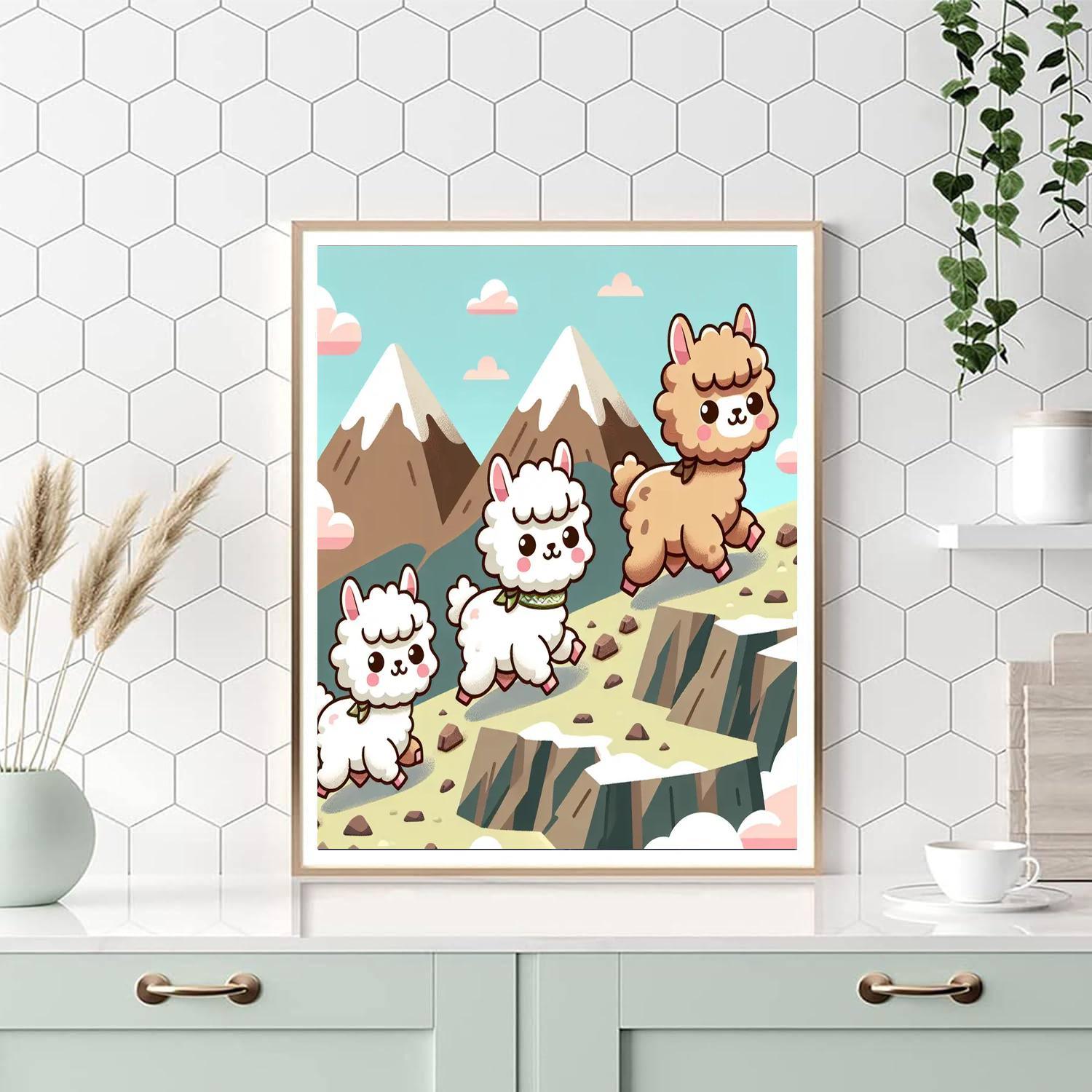 Adventurous Alpaca Ascent Paint By Color