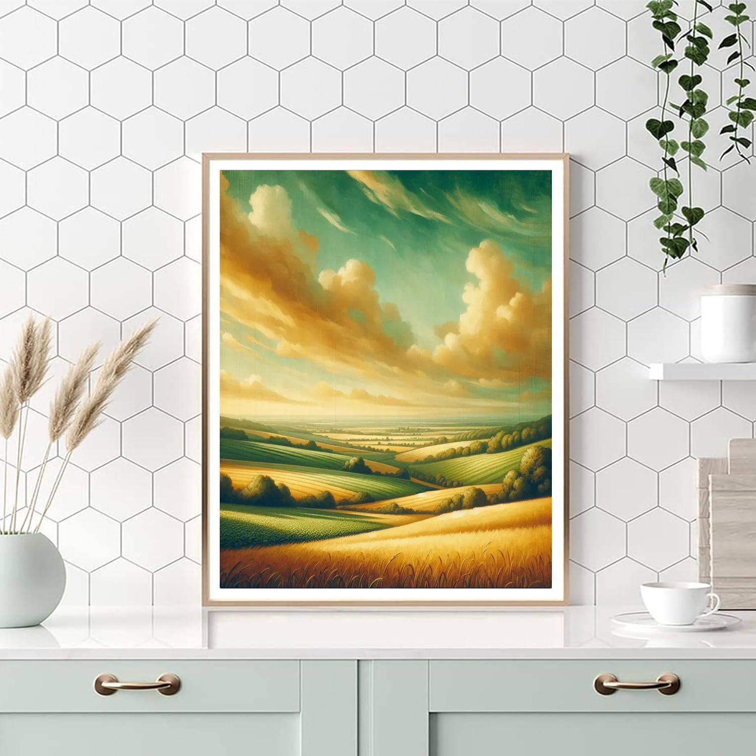 Sublime Countryside Vista Paint By Color