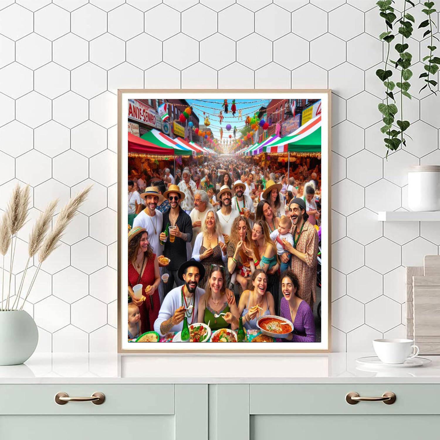 Festival Of San Gennaro - Usa Paint By Numbers Art