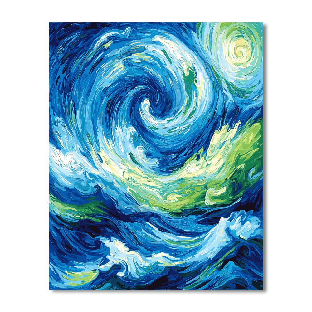 Vincent Van Gogh Inspired Oceanic Dreams  Paint By Numbers Kits