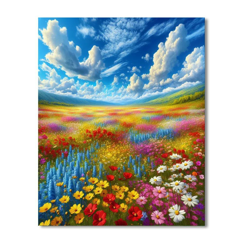 Wildflower Meadow Escape Paint By Number