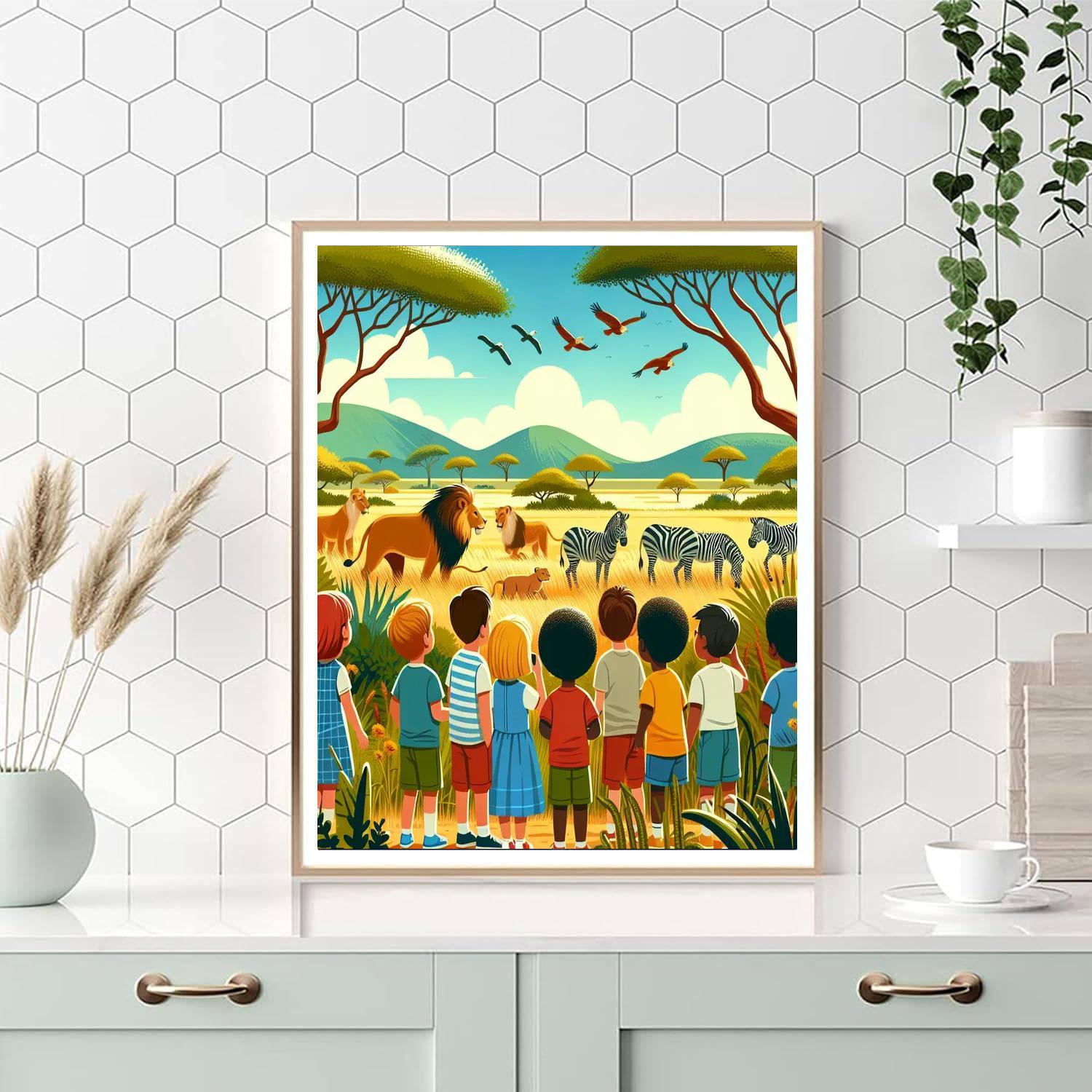 Wildlife Expedition DIY Paint By Numbers