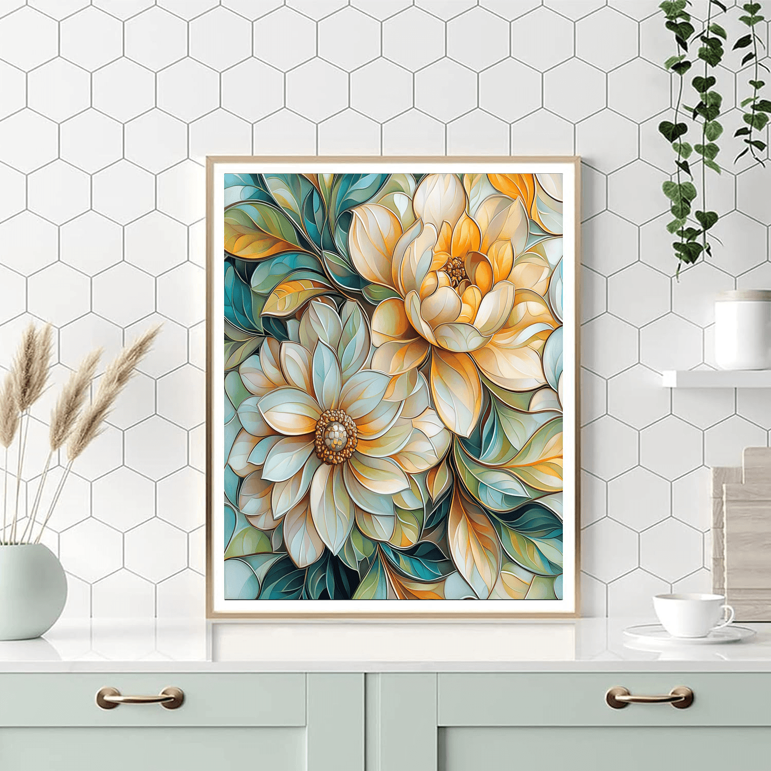 Alphonse Mucha Inspired Patterns Of Nature  Paint By Numbers Kits