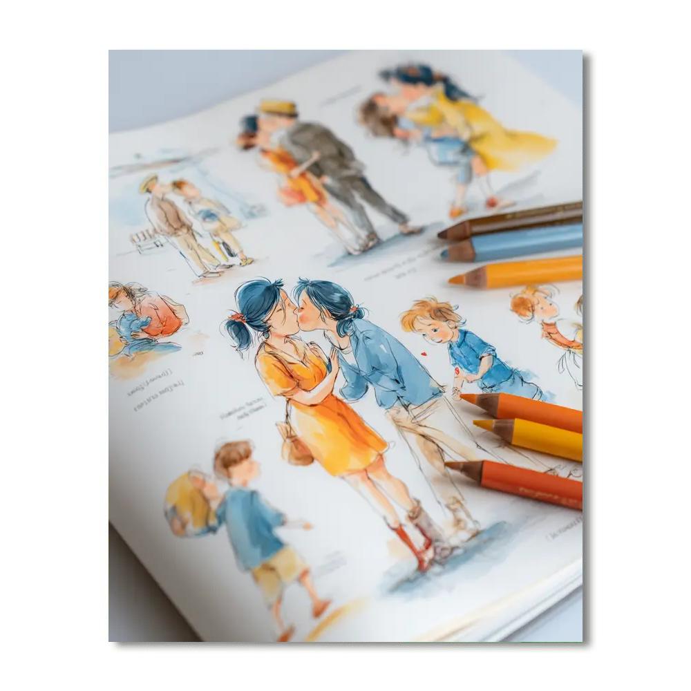 Milestones Of Motherhood Paint By Color