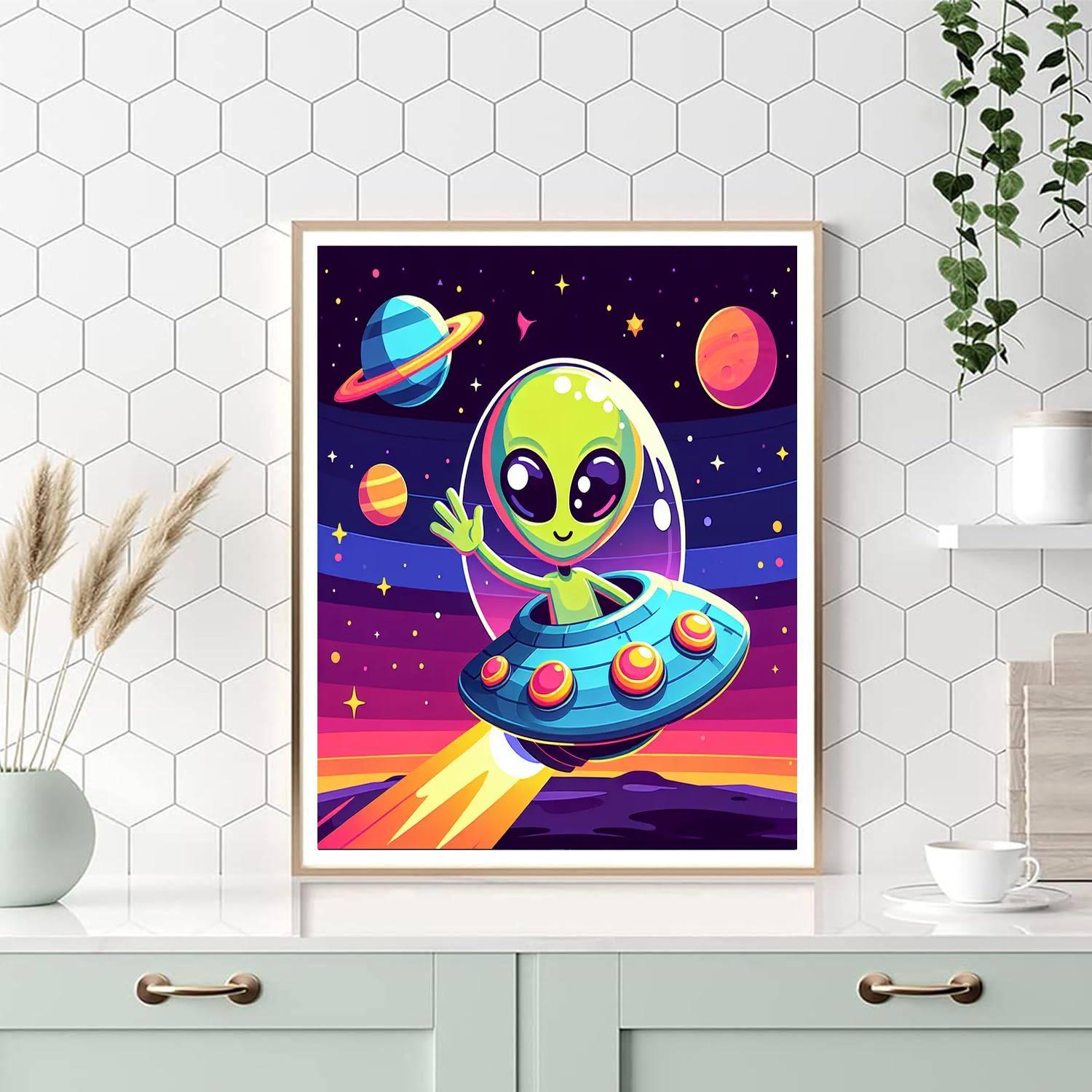 Space Invaders Voyage Paint By Numbers Kits