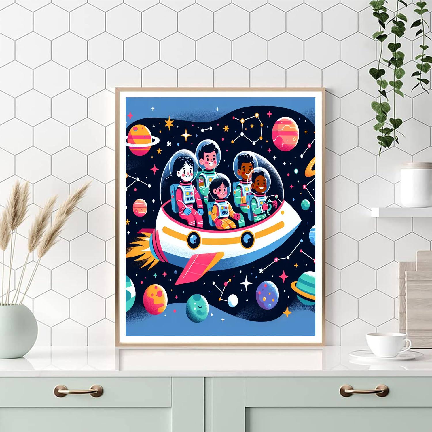 Space Adventurers Journey Paint By Numbers