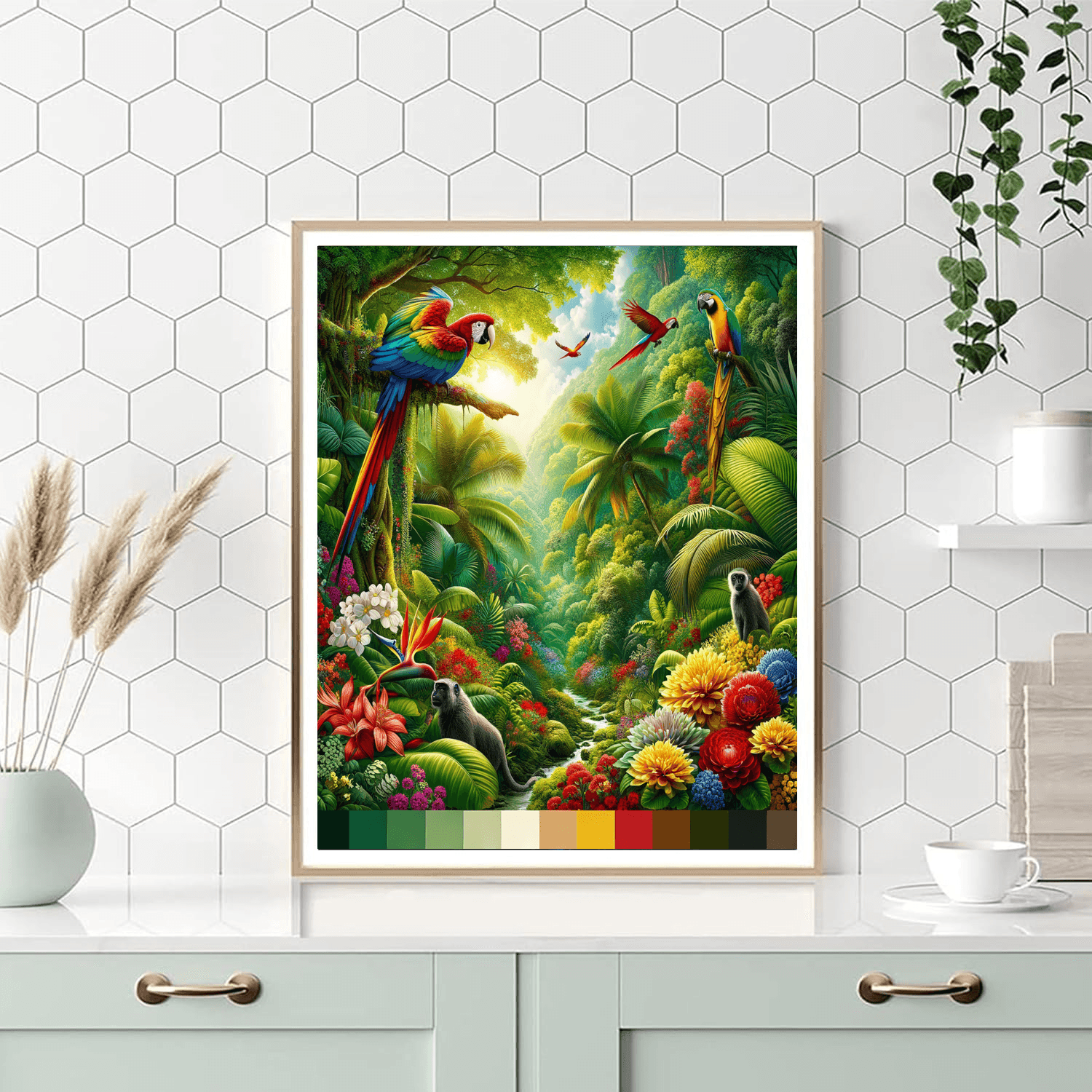 Breathtaking Rainforest Adventure Paint By Number