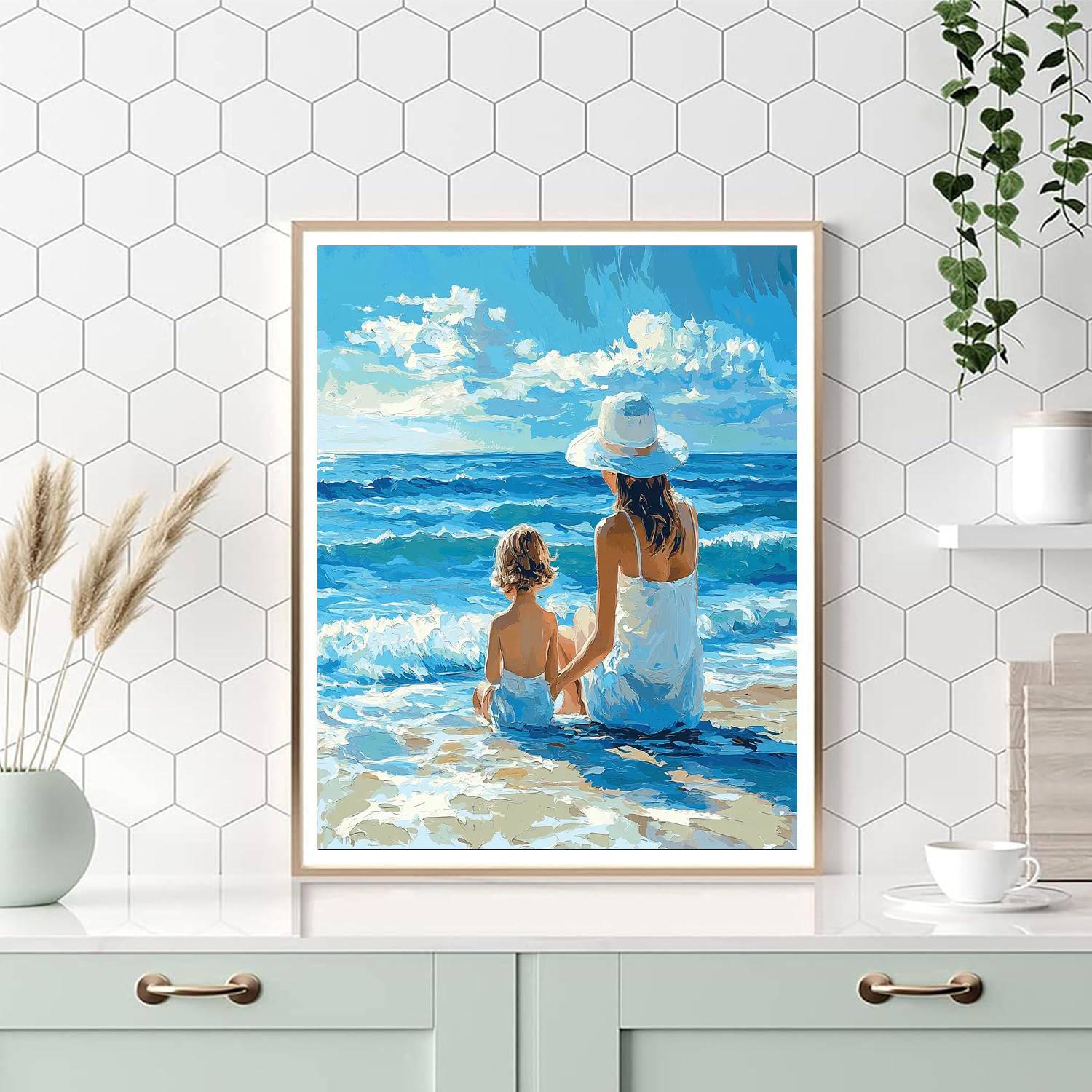 Seaside Mother’s Love Paint By Color