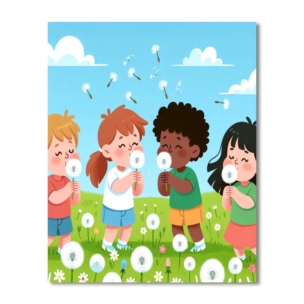 Dandy Dandelion Daydream Paint By Color