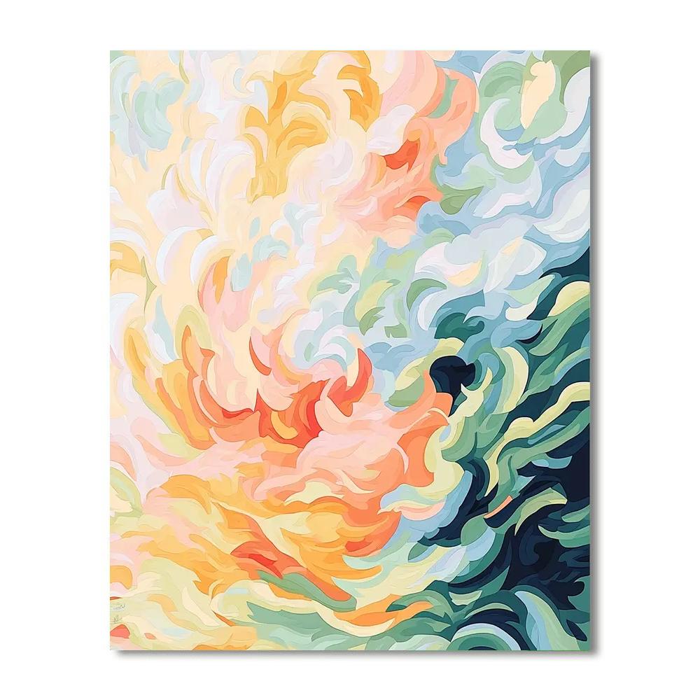 Edgar Degas Inspired Cascade Of Dreams  Paint By Number