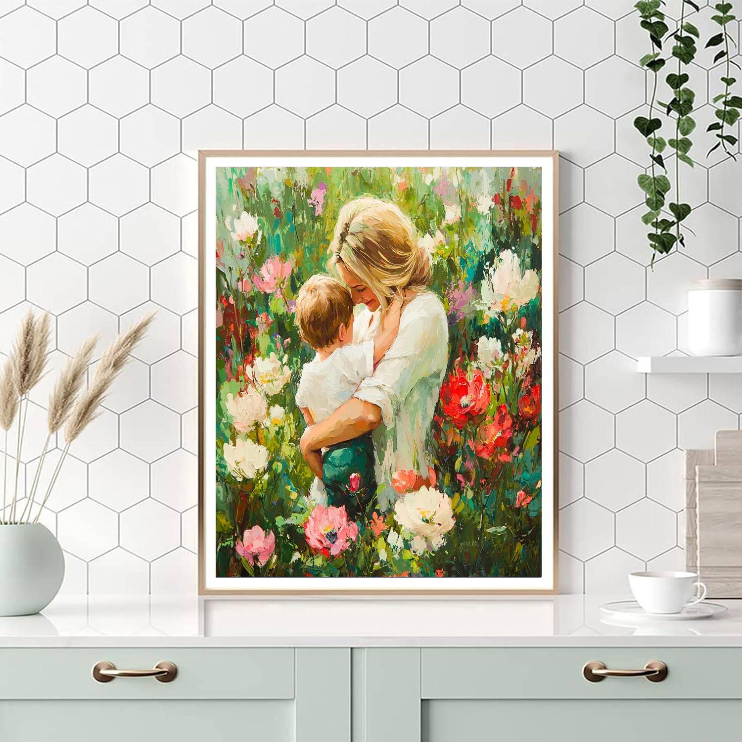 Garden Of Heartfelt Hugs Paint By Number