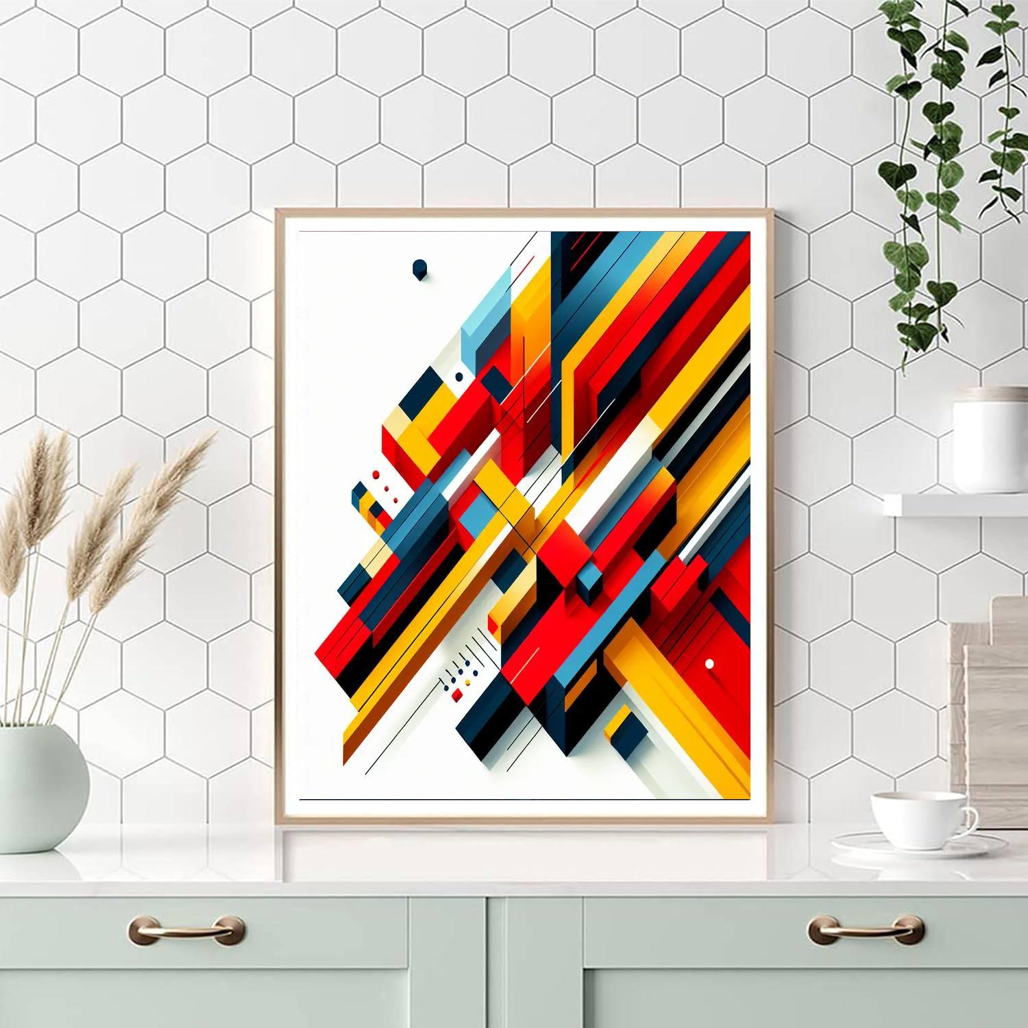 Bold Abstract Dreams Painting Number Kit