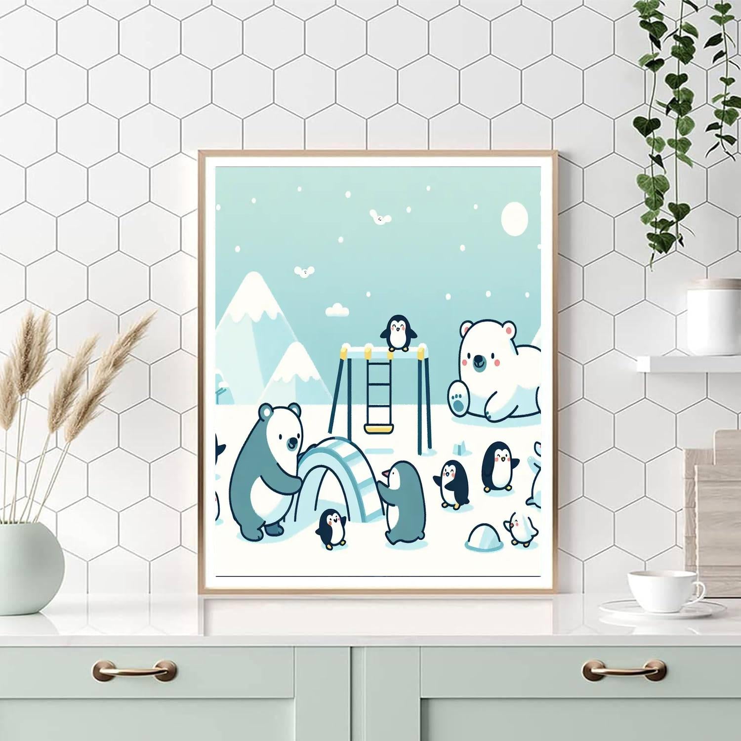 Polar Playground Party Paint By Color