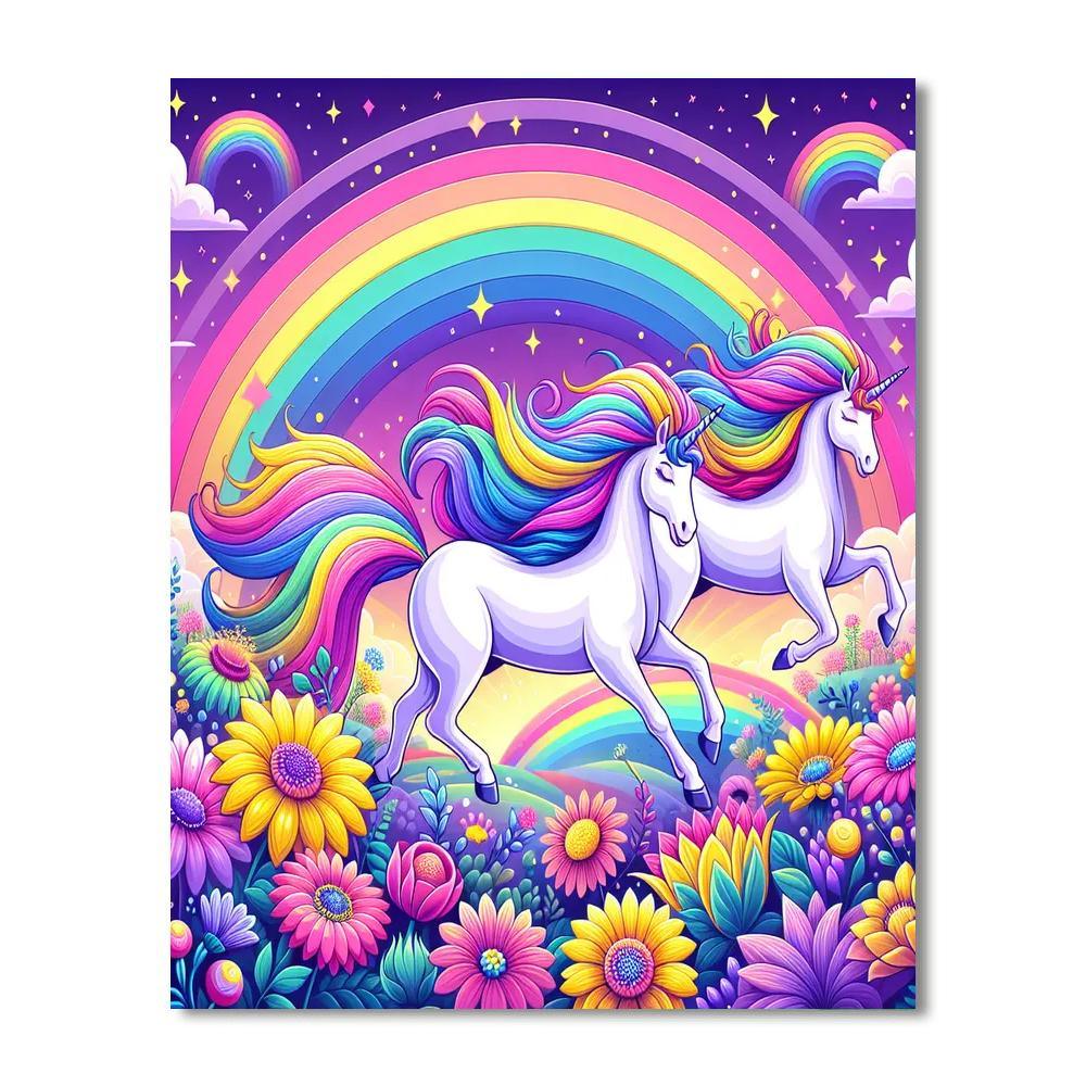 Magical Unicorn World Paint By Numbers